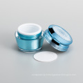 Prix ​​d&#39;usine en gros 20g Forme ronde Jars Gold Candonnées Plastique Cosmetics Cream Jar avec couvercle